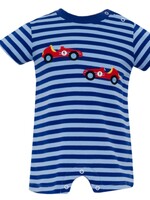 Claire and Charlie Race Cars Short Romper