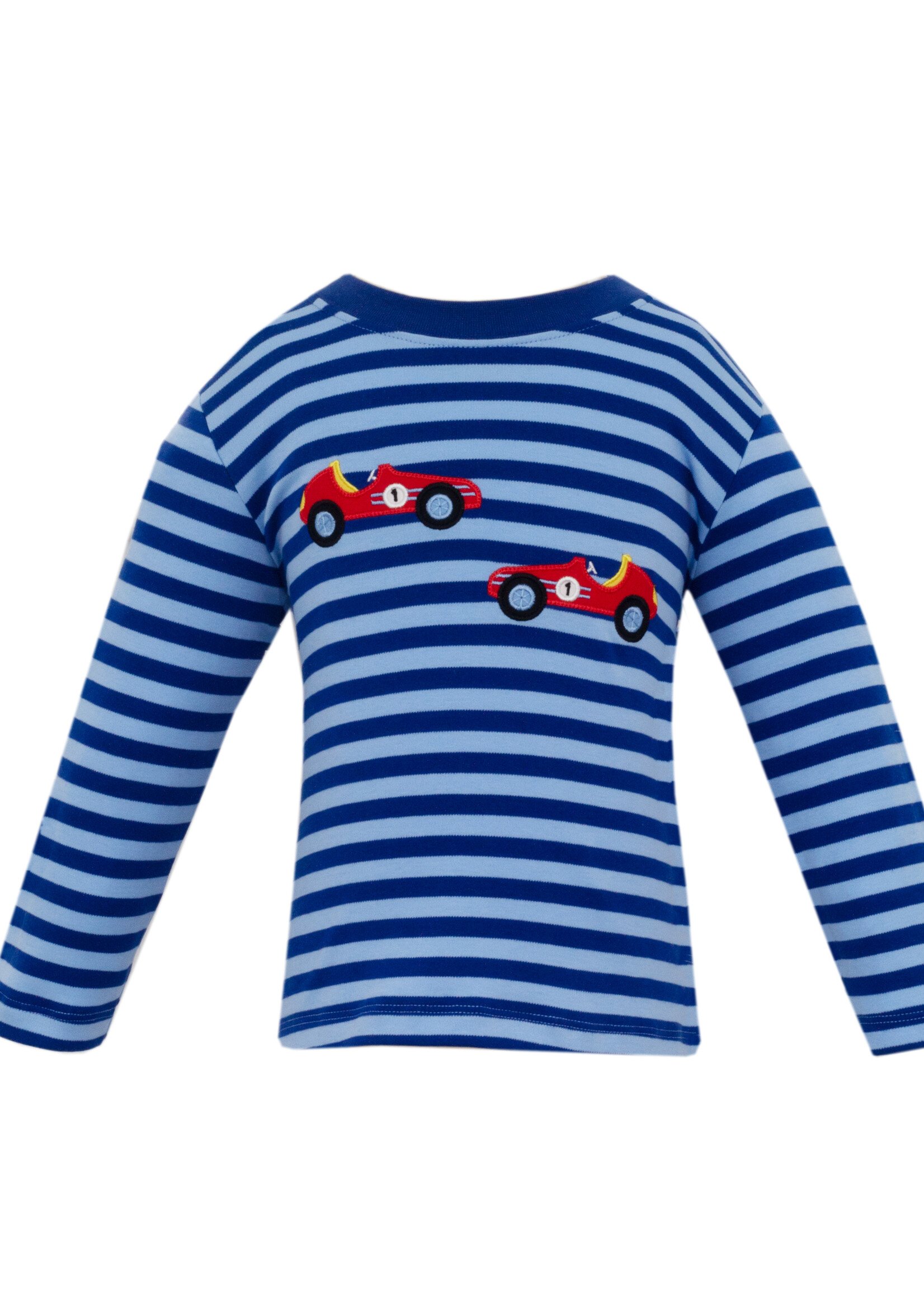Claire and Charlie Race Cars Boy T-Shirt L/S