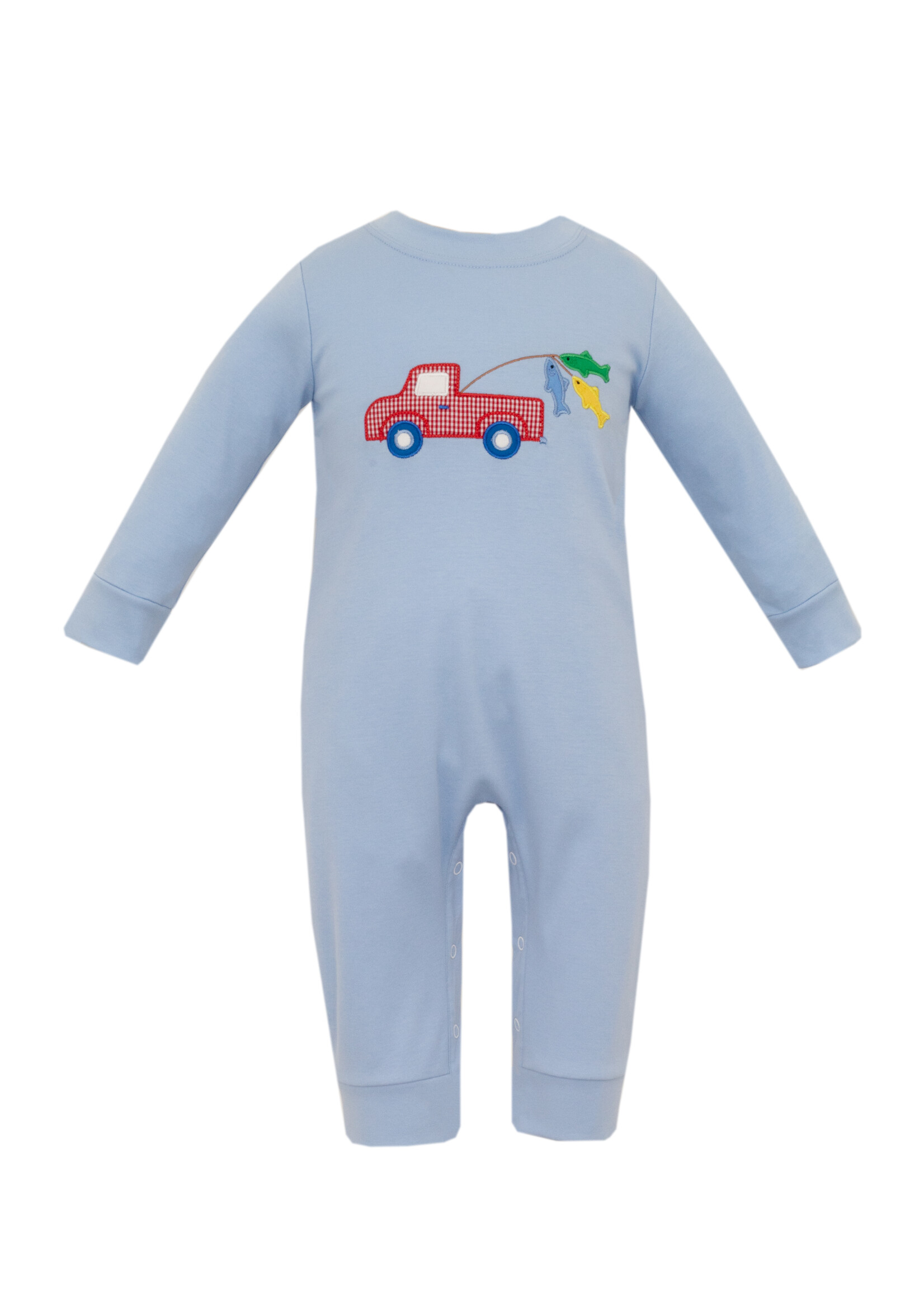 Claire and Charlie Trout Long Romper