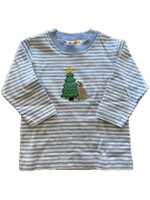 Luigi Kids Boys L/S Stripe X-mas Tree w/ Lab
