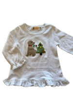 Luigi Kids Girls L/S Lab w/X-mas Tree T-Shirt