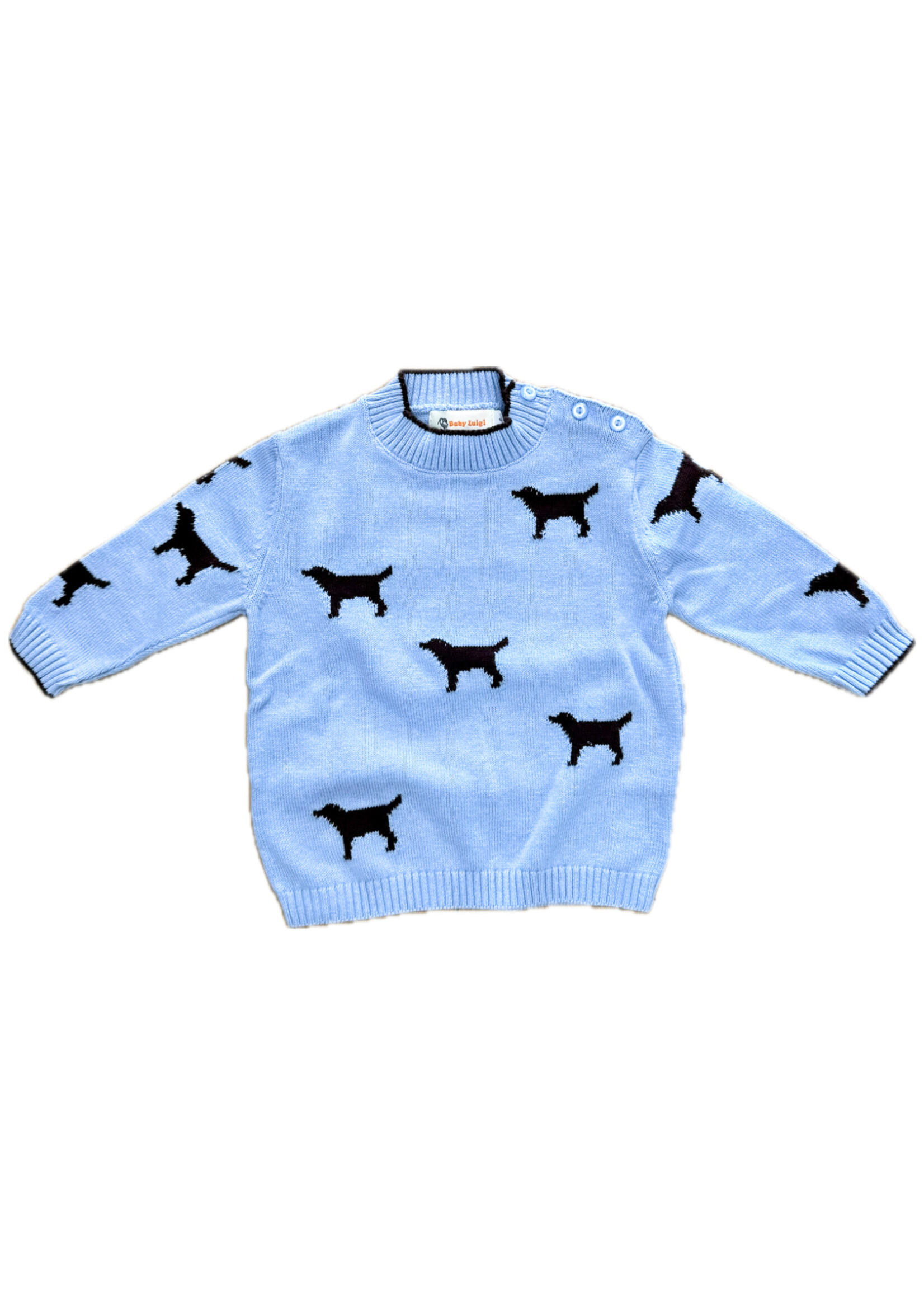 Luigi Kids Crew Neck Sweater Lab