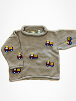 Luigi Kids Roll Neck Fire Trucks All Over