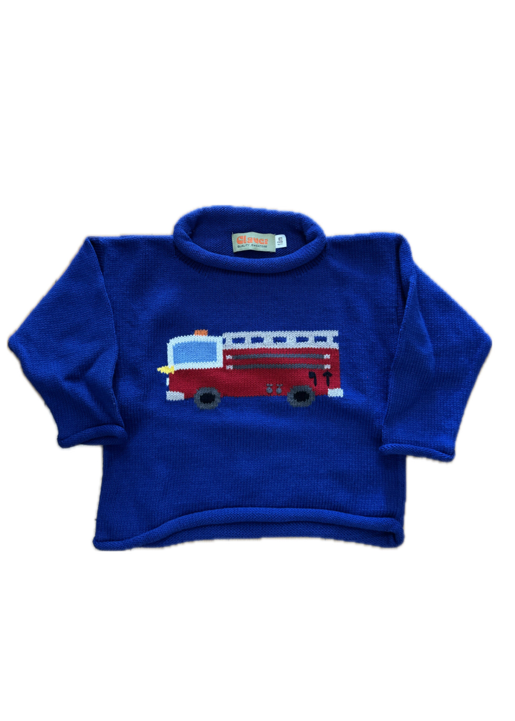 Luigi Kids Roll Neck Fire Truck