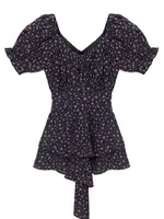 Katie J NYC DELILAH PRINTED DRESS