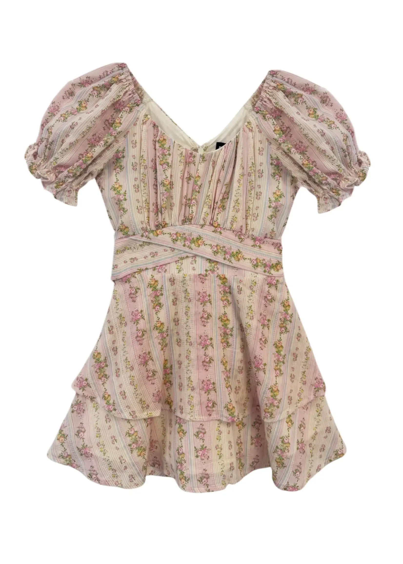 Katie J NYC DELILAH PRINTED DRESS