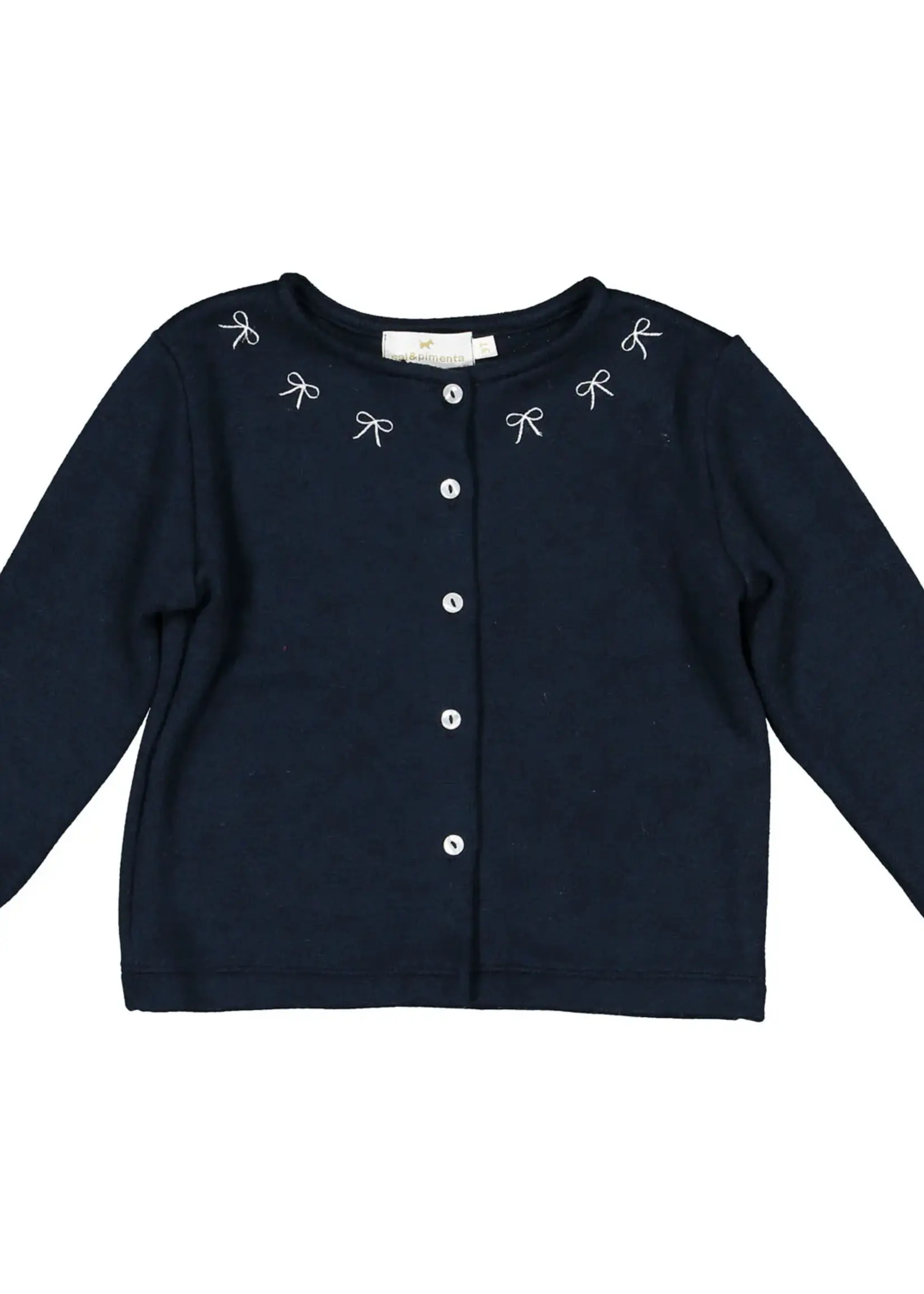 Sal & Pimenta Collar Bows Cardigan