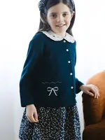Sal & Pimenta Pocket Bows Cardigan