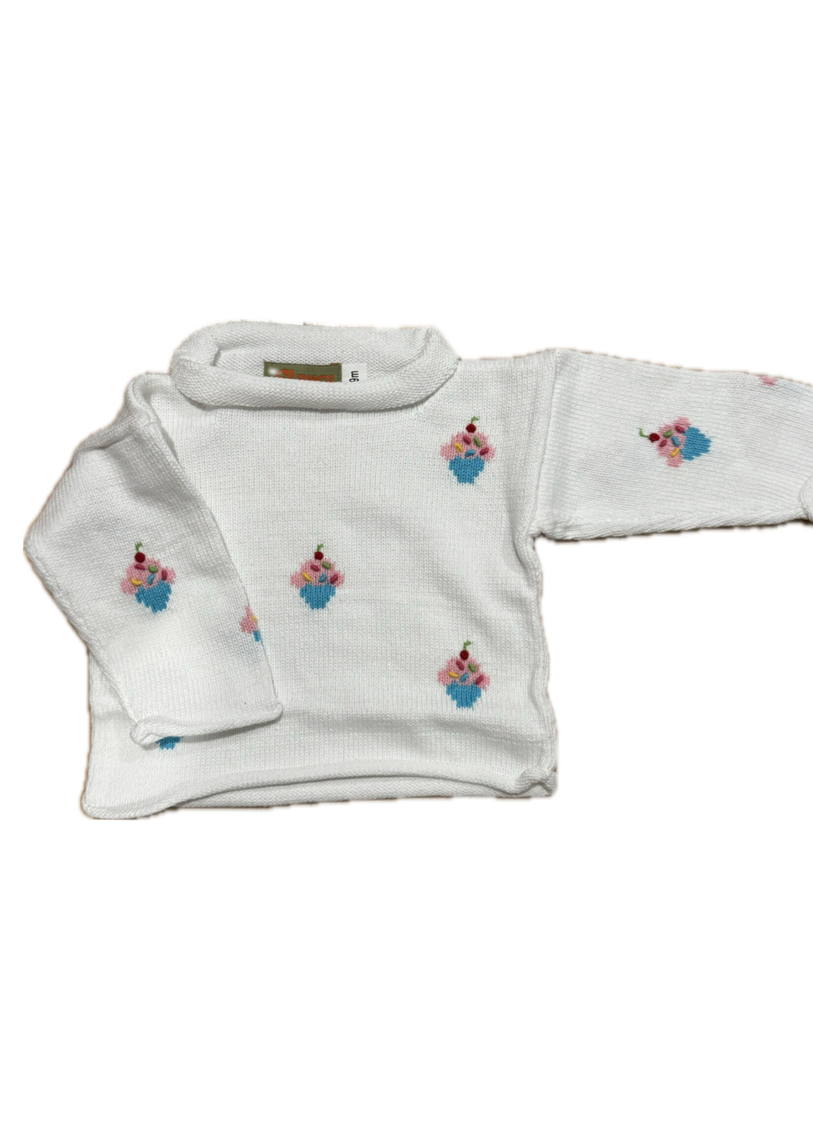 Luigi Kids Roll Neck Ice Cream Cones All Over