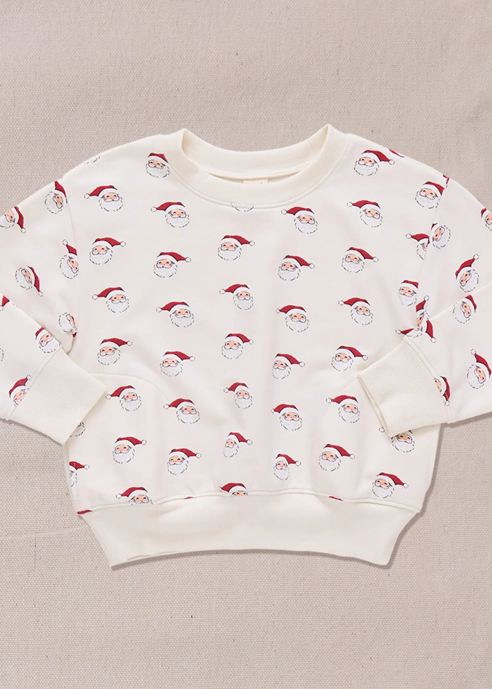 Pink Chicken play sweatshirt - mini santa