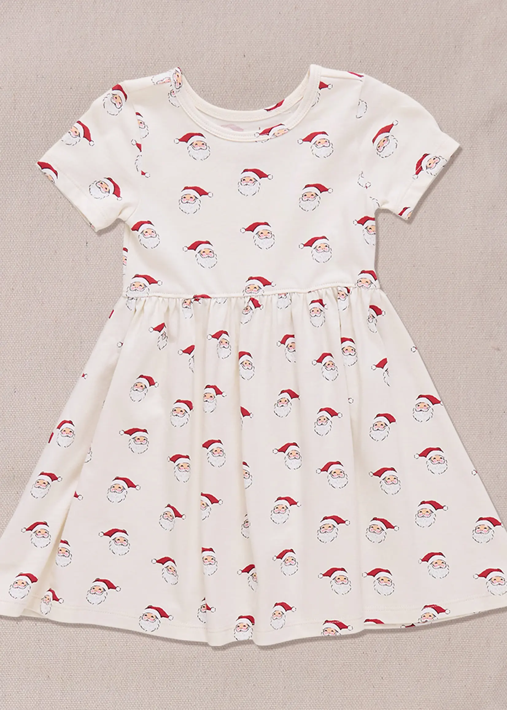 Pink Chicken sunny dress - mini santa
