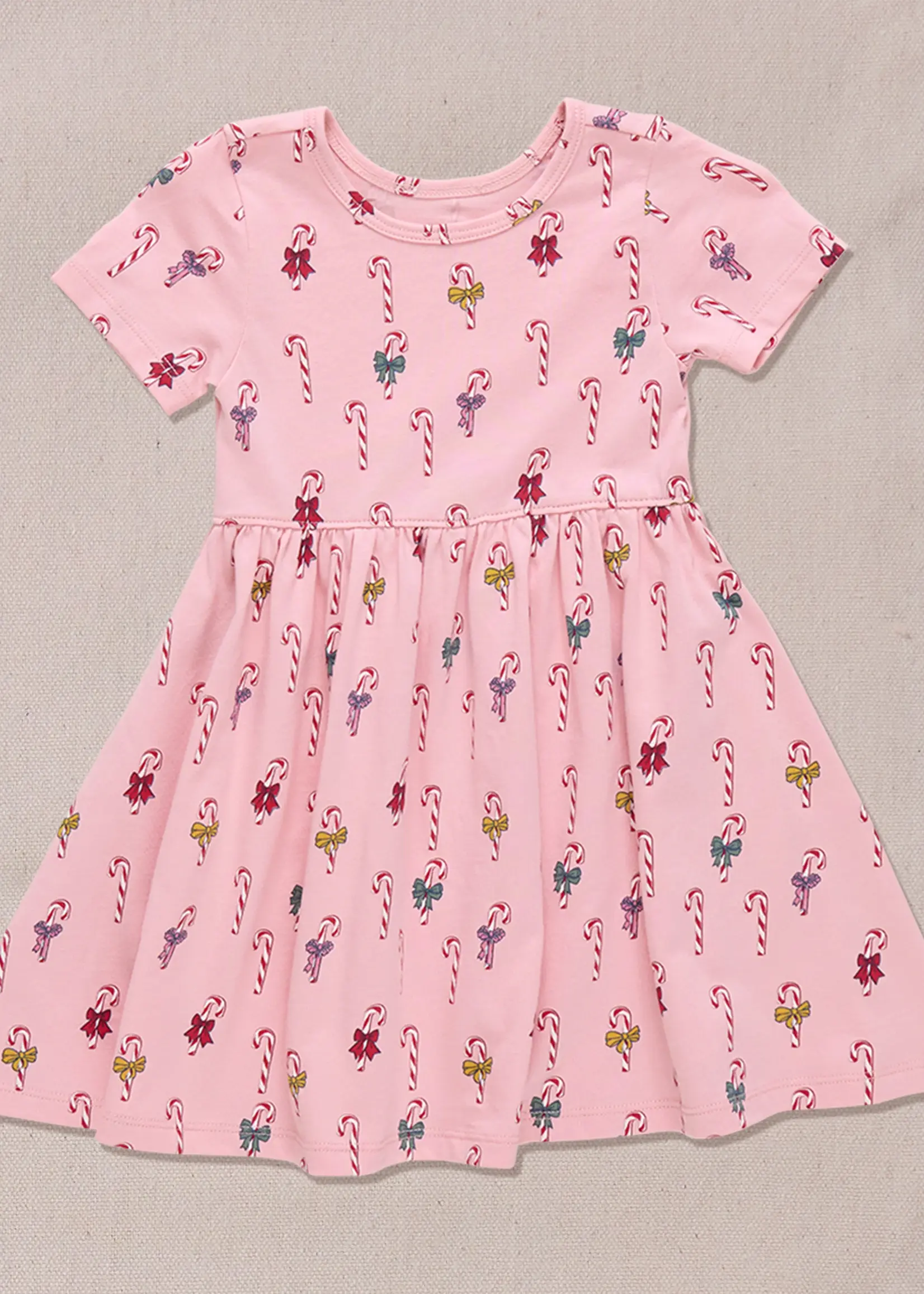 Pink Chicken sunny dress - mini candy canes