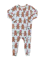 Pink Chicken baby bamboo romper