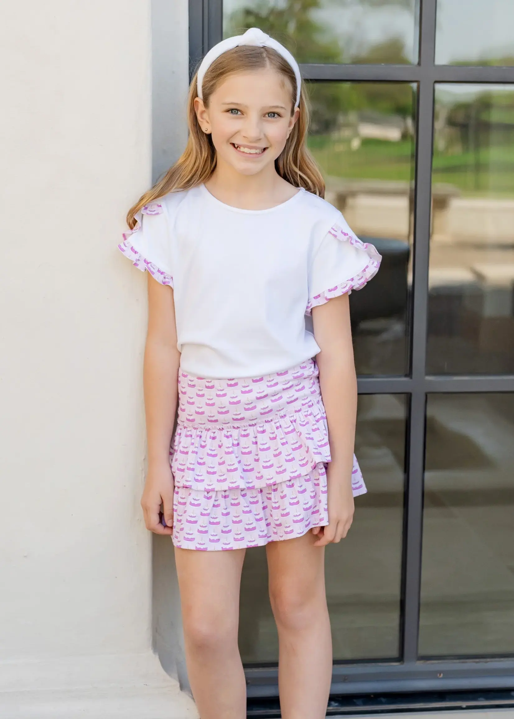 Lila + Hayes Winnie Pima Cotton Skirt Set