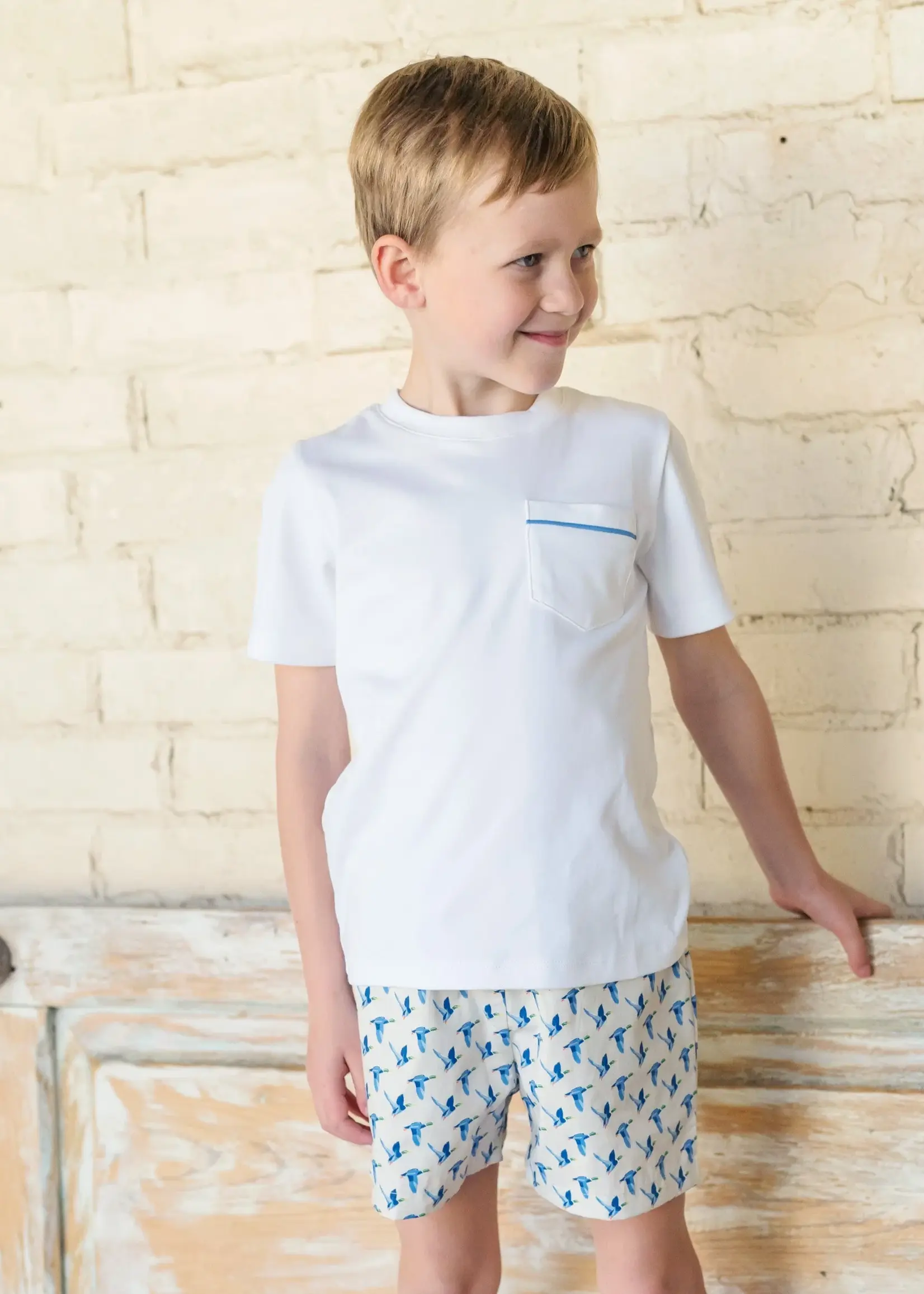 Lila + Hayes Hudson Boys' Short Set