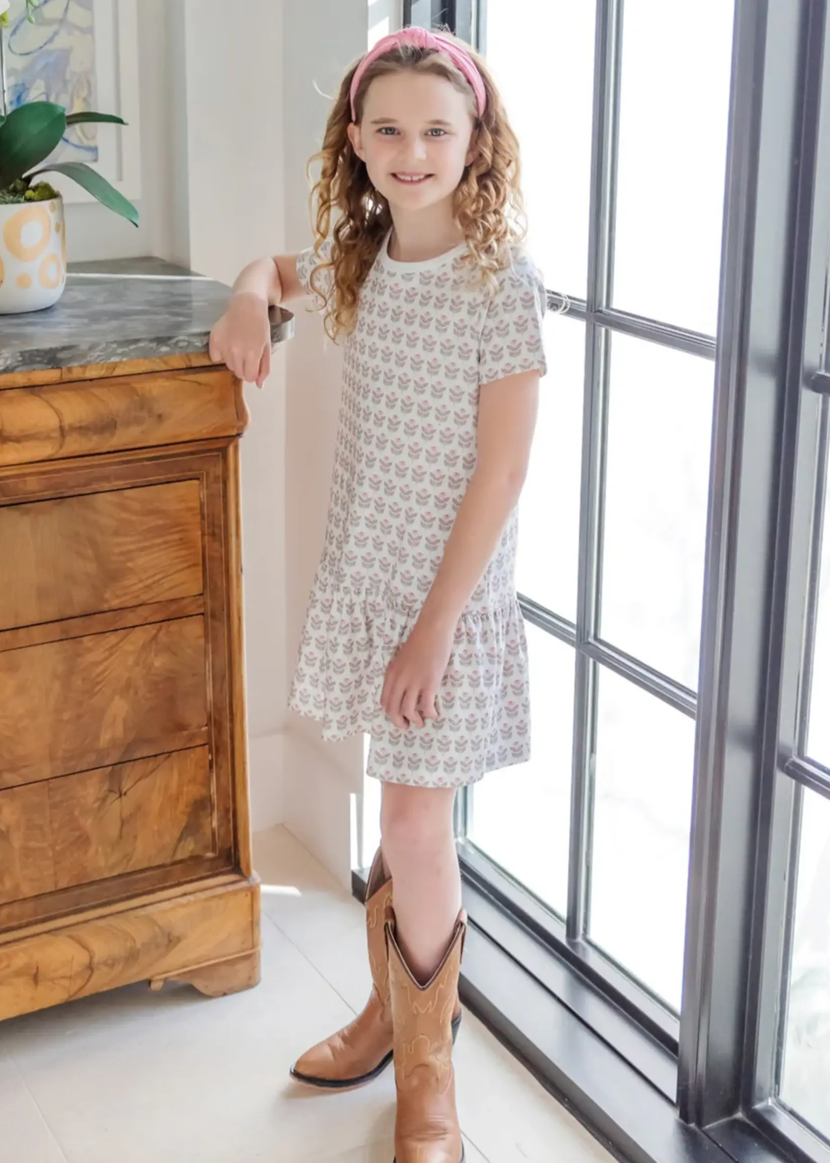 Lila + Hayes Lottie Girls' Dress
