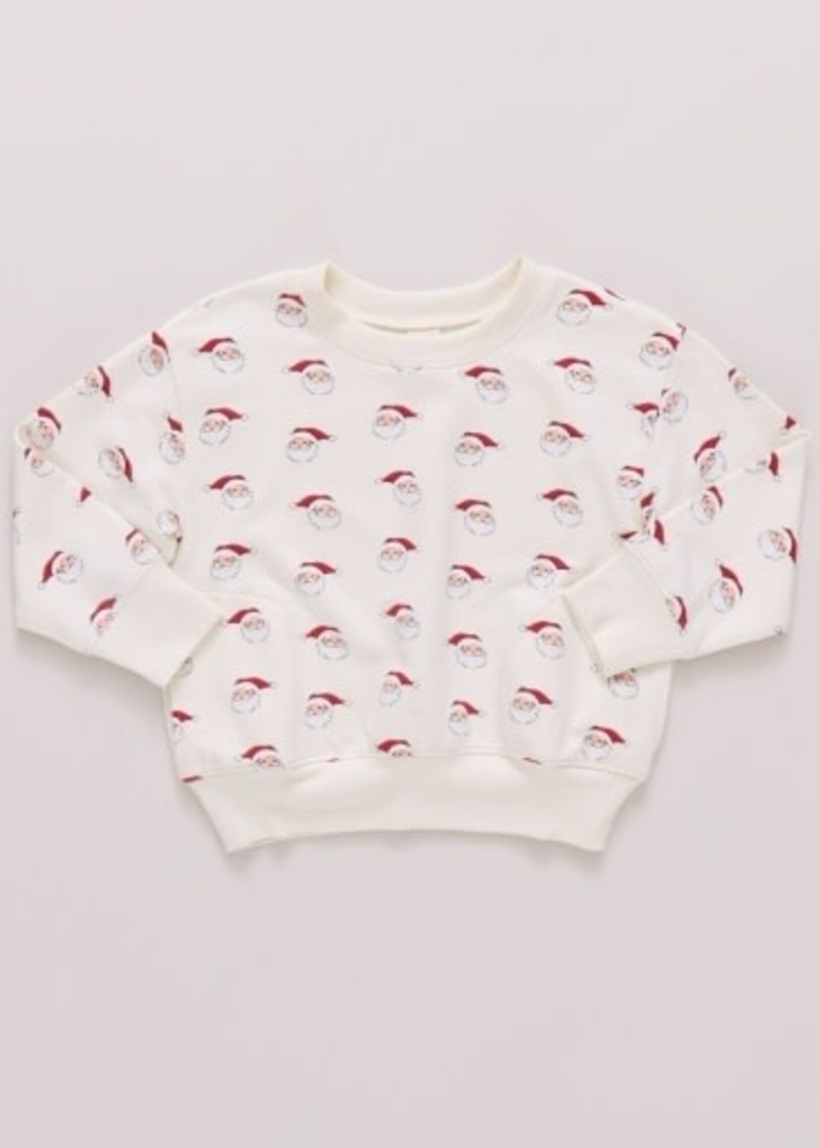 Pink Chicken play sweatshirt - mini santa