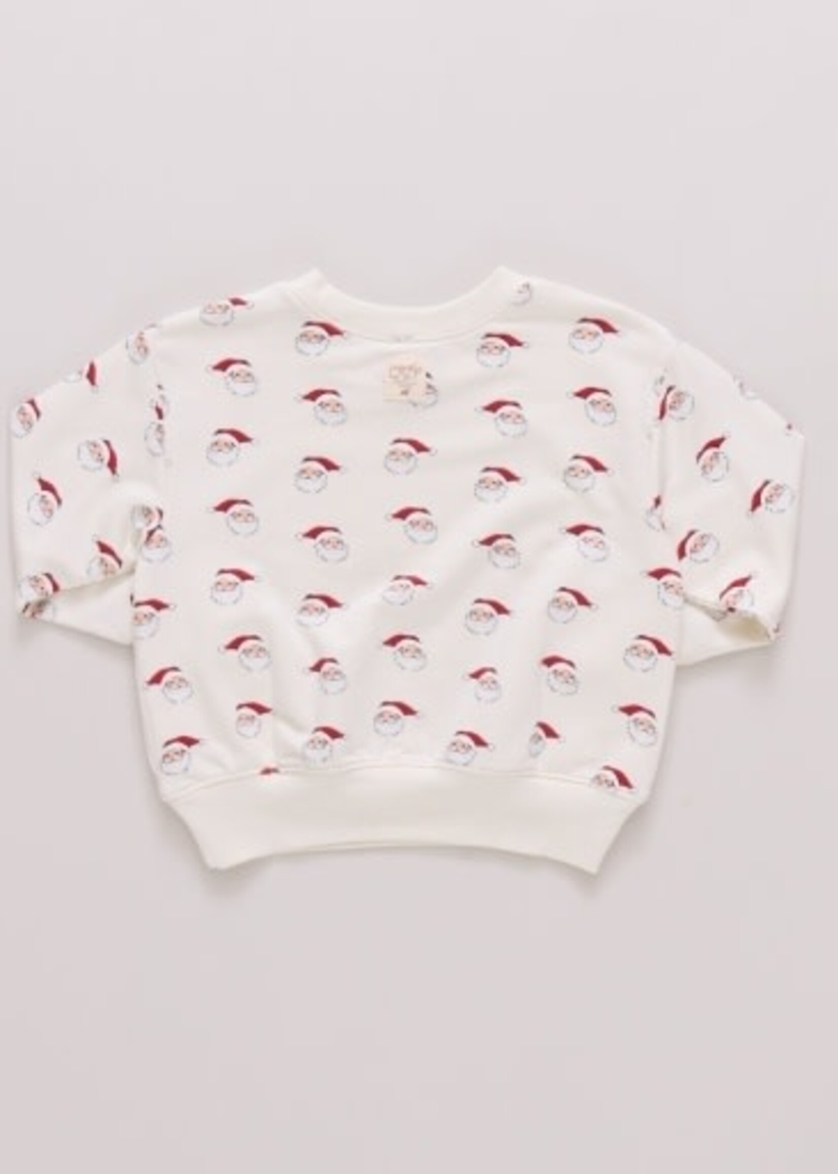 Pink Chicken play sweatshirt - mini santa