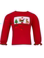 Anavini Merry Christmas GIRL Shirt L/S