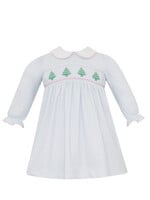 Petit Bebe Xmas TREE GIRL dress L/S