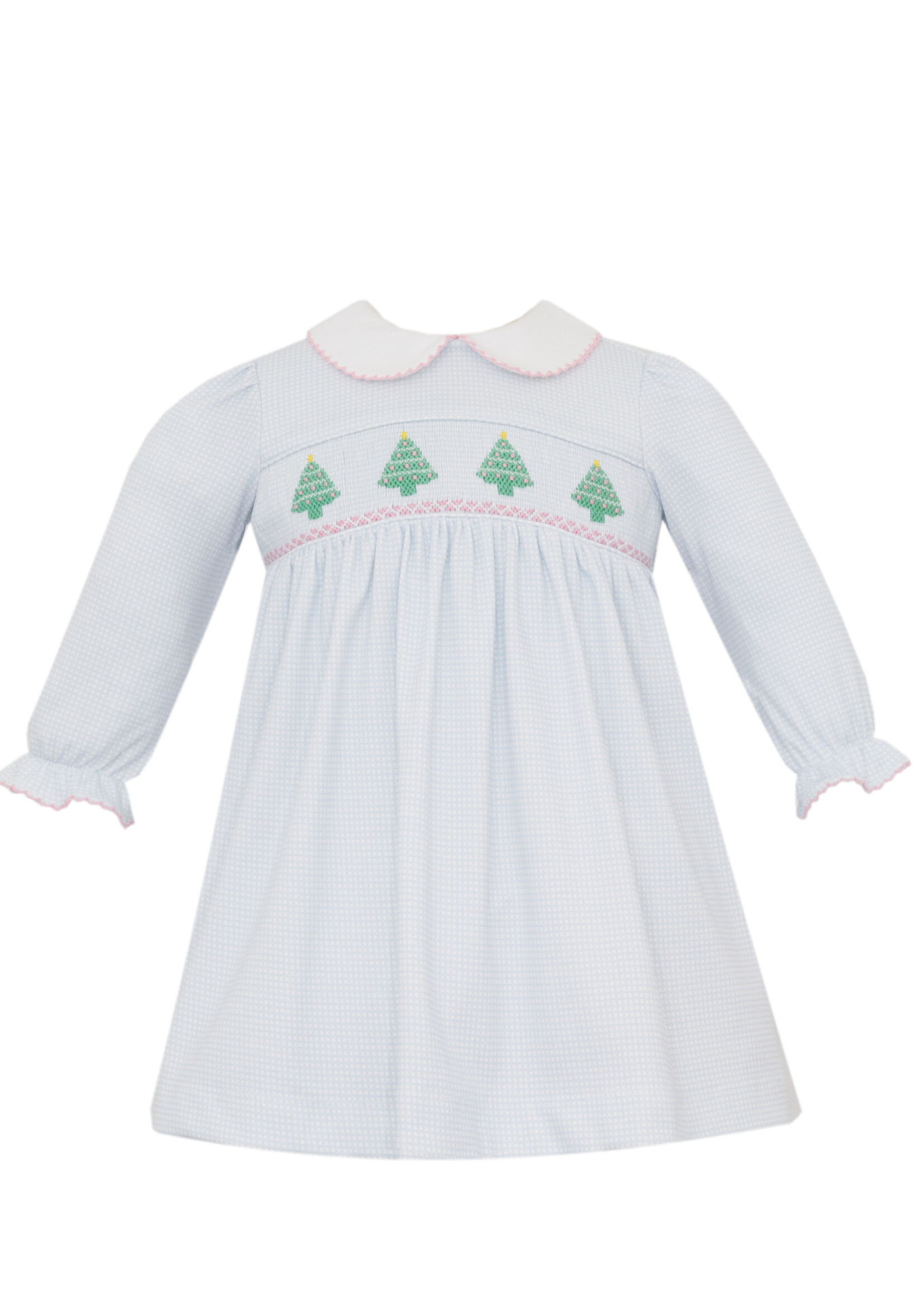 Petit Bebe Xmas TREE GIRL dress L/S