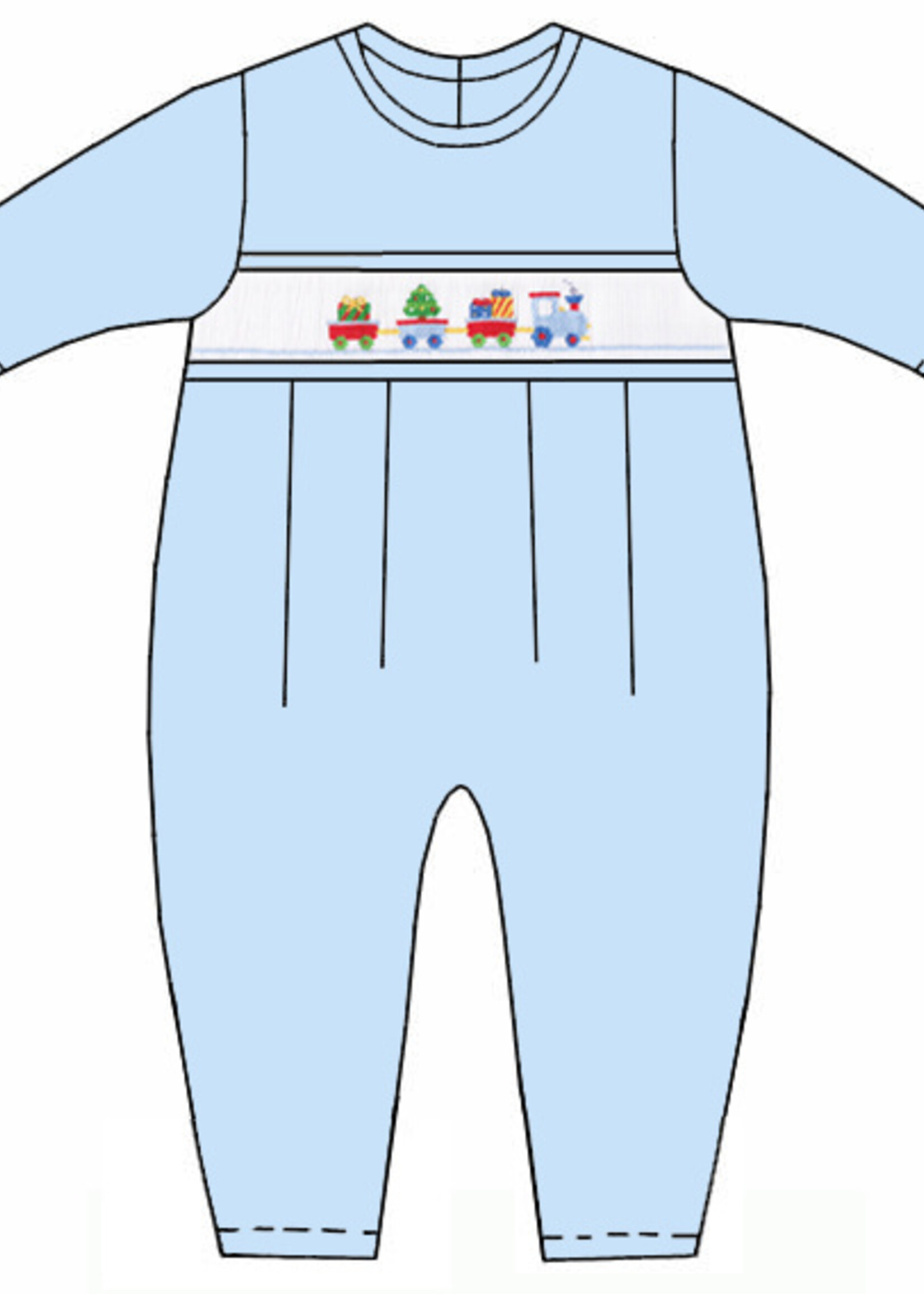 Petit Bebe Xmas TRAIN Long Knit