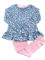 James and Lottie Peggie Peplum Legging Set