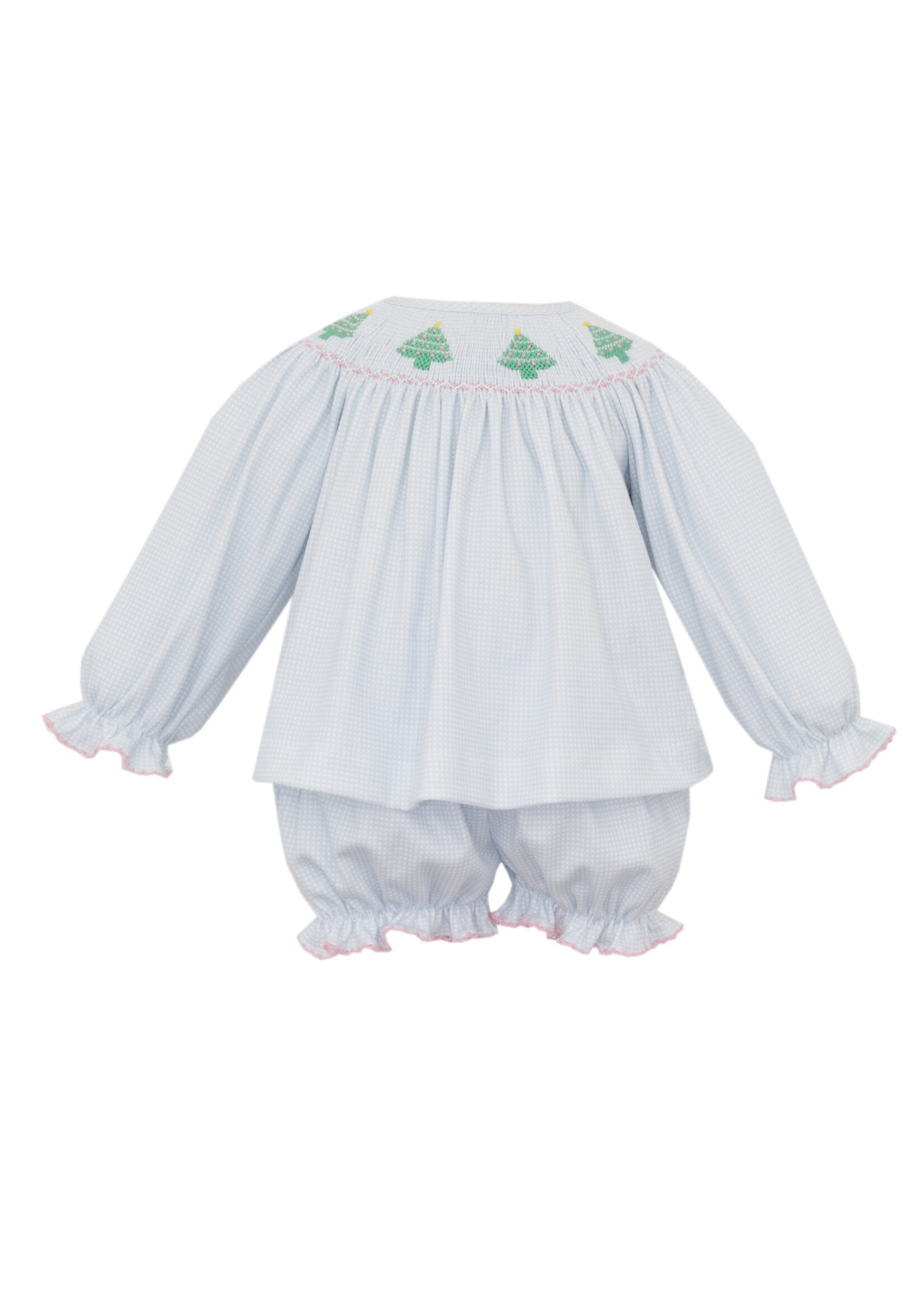 Petit Bebe Xmas Tree Girls Bloomer set