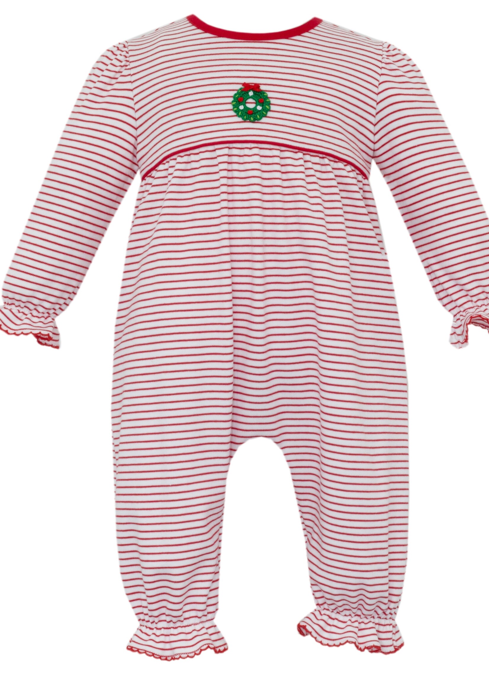 Petit Bebe Wreath Long Romper