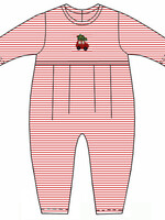 Petit Bebe Car with Tree Long Romper