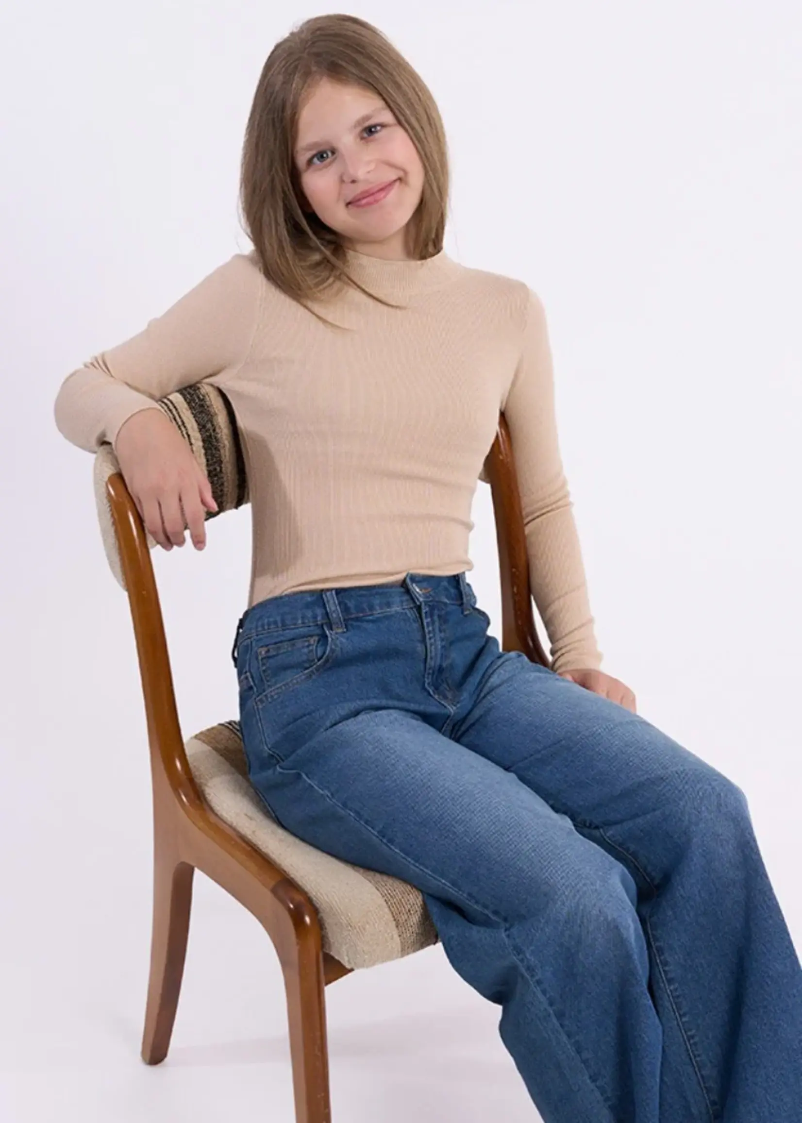 Molly Bracken Girls GIRLS Ribbed SWEATER