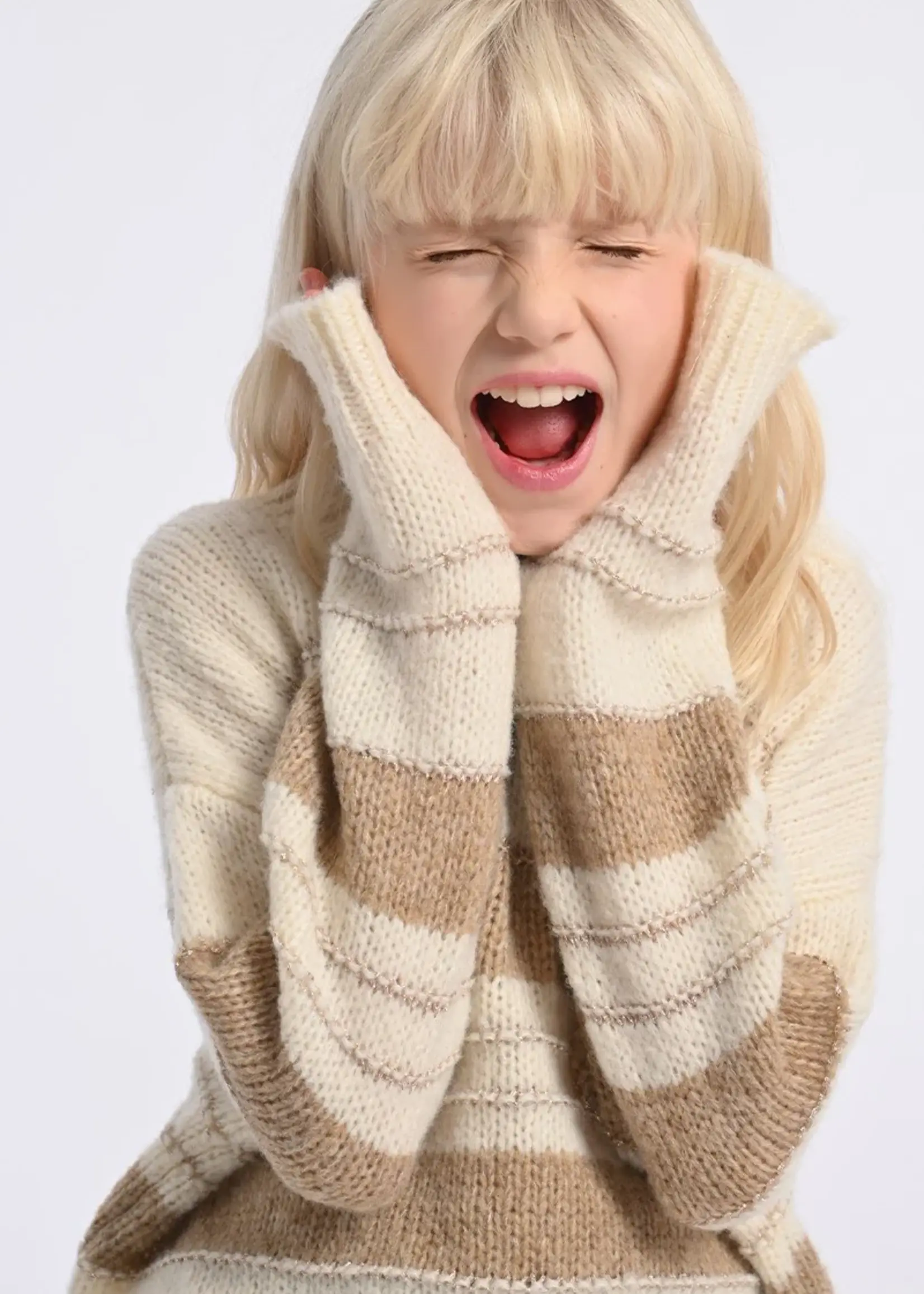 Molly Bracken Girls GIRLS Striped KNITTED SWEATER