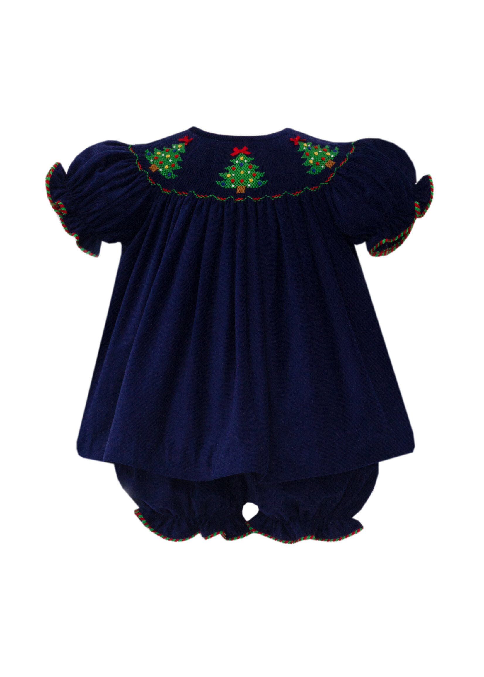 Anavini Xmas TREE Girl Bishop Bloomer Set