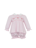 Petit Bebe SANTA FACE GIRL Bloomer Set