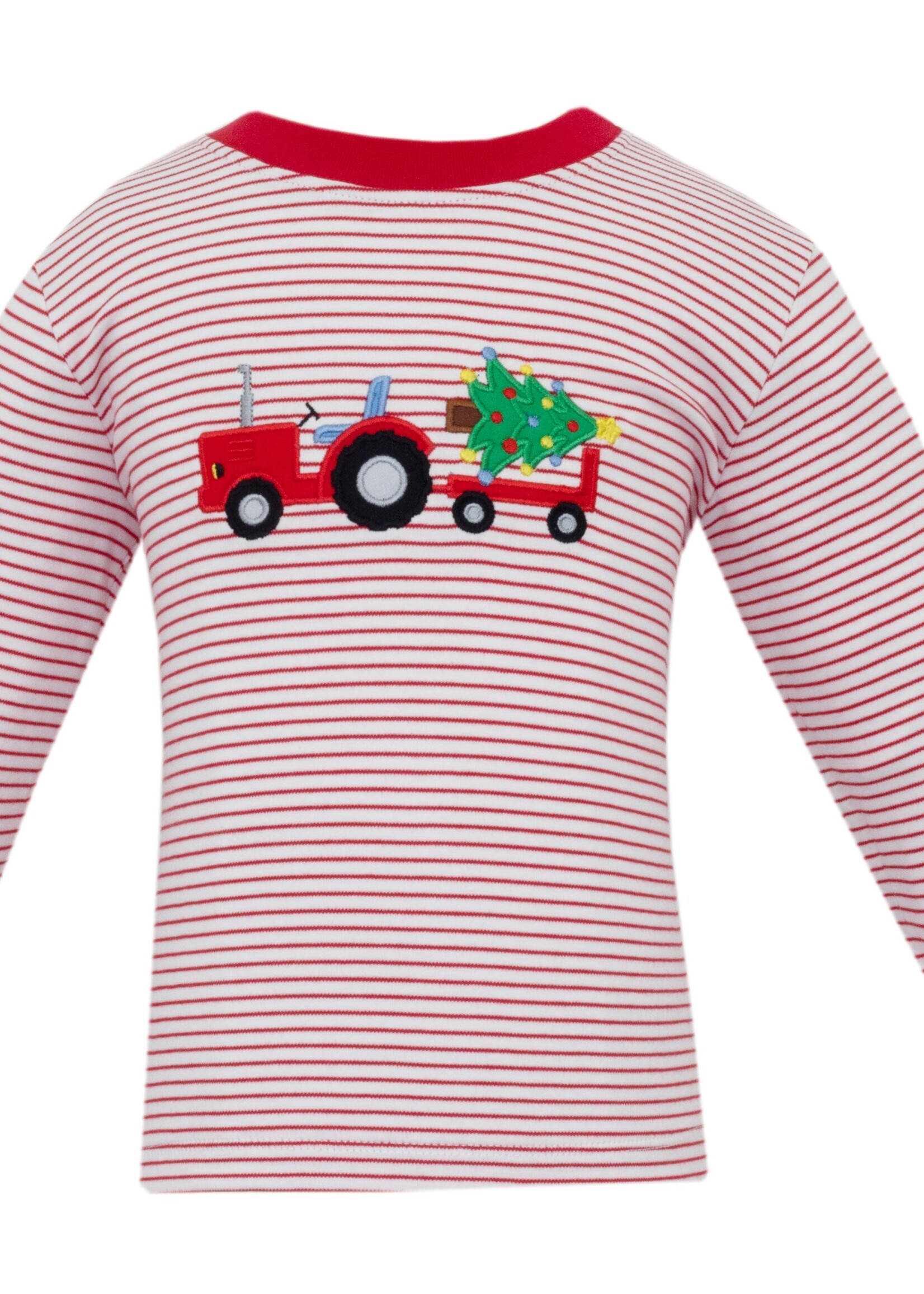 Claire and Charlie TRACTOR WITH TREE Boy T-Shirt L/S
