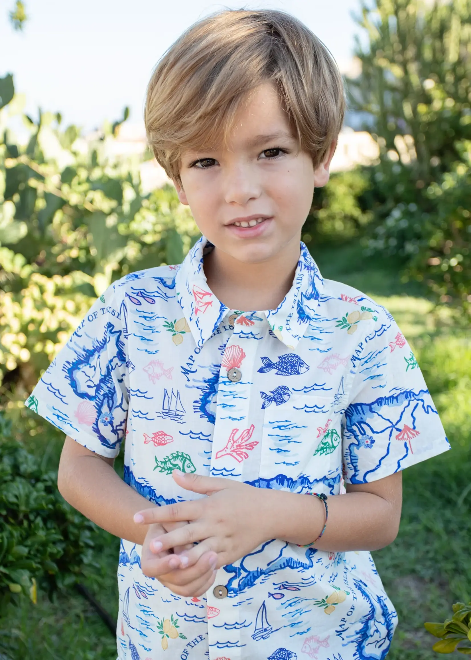 Pink Chicken boys jack shirt