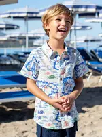 Pink Chicken boys jack shirt