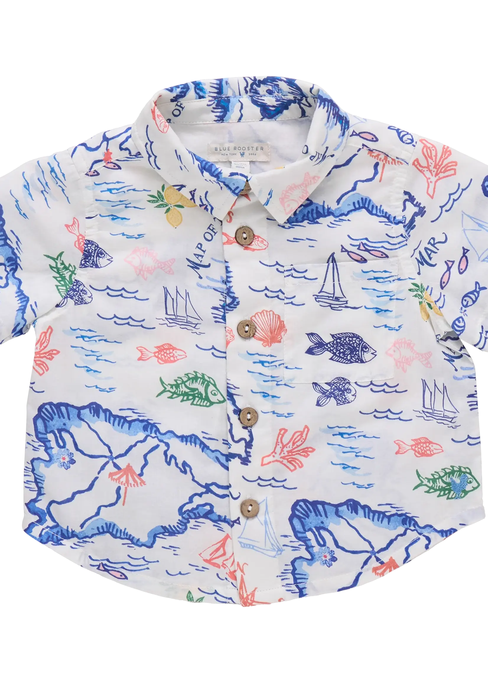 Pink Chicken baby boys jack shirt