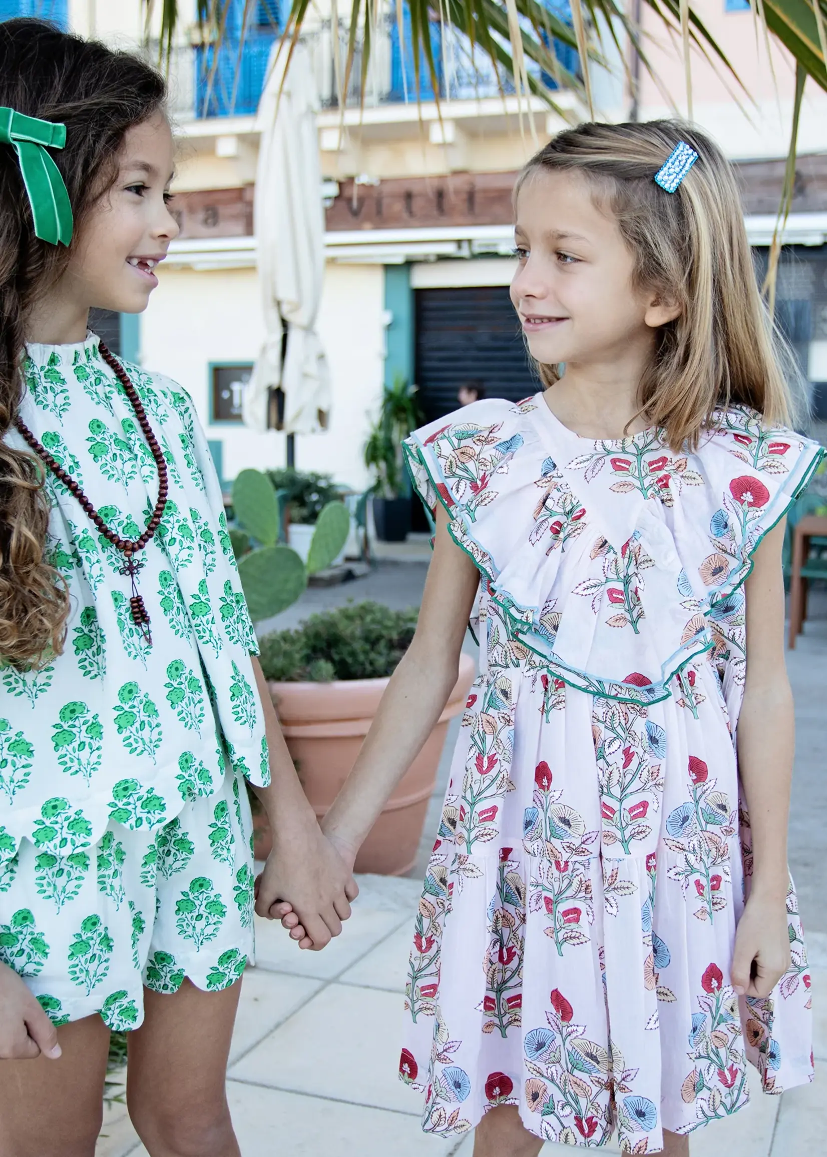 Pink Chicken girls misha scallop 2-piece set