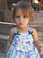 Pink Chicken Baby Girls tia bubble