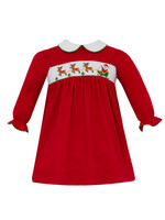 Petit Bebe SANTA W/ SLEIGH GIRL Dress
