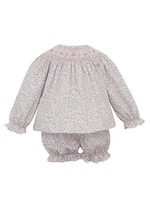 Petit Bebe Carol GIRL bishop bloomer set L/S