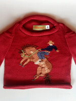 Luigi Kids Roll Neck Bucking Bronco w/Rodeo Rider