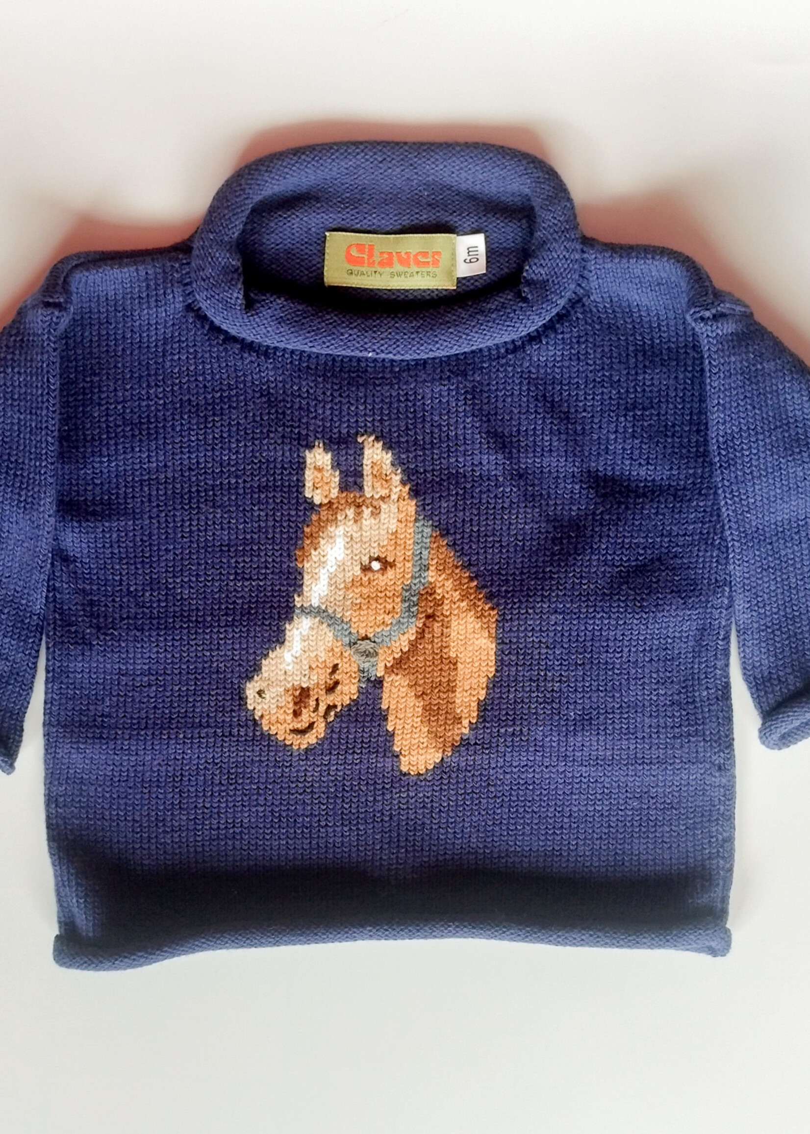 Luigi Kids Roll Neck Horse Head w/Bridle