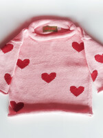 Luigi Kids Roll Neck Hearts all over