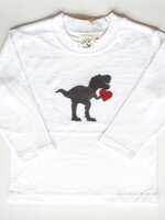 Luigi Kids Boys L/S T-Rex w Heart