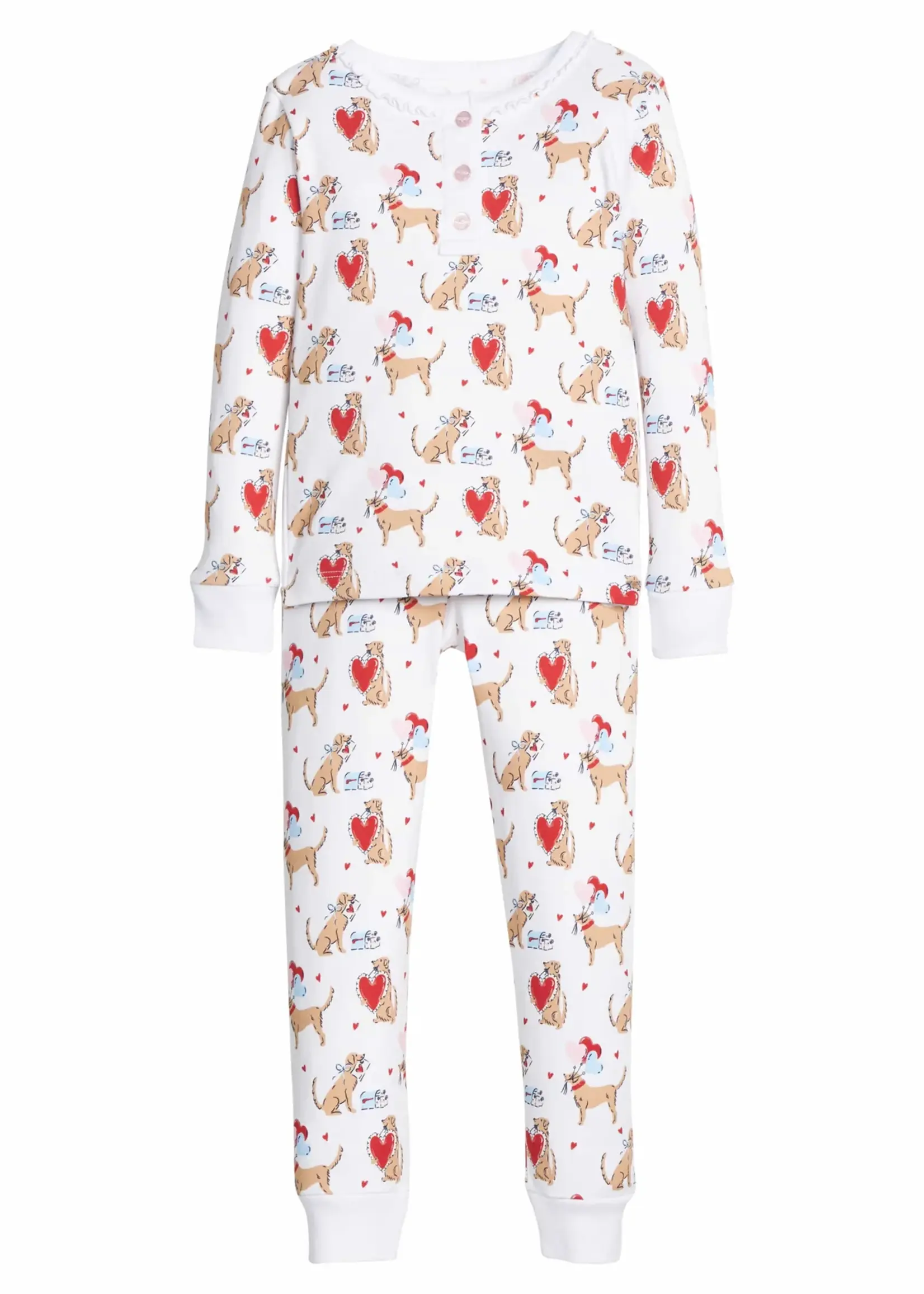 Little English Ruffled Printed Jammies
