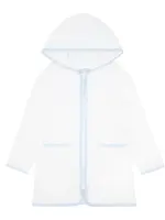 Minnow unisex french terry hooded zipper coverup