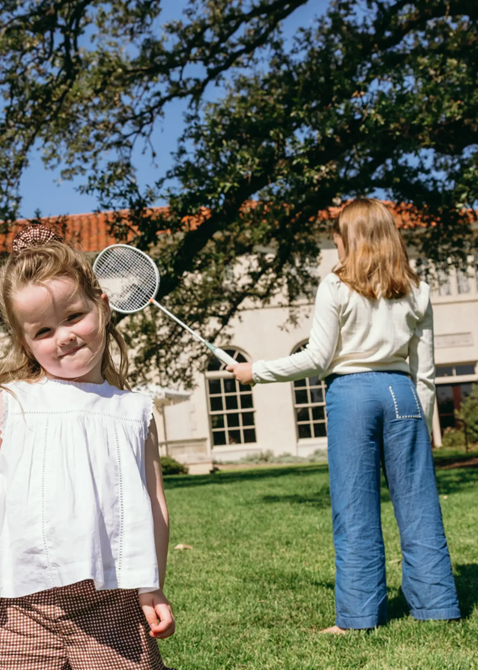 Minnow girls embroidered pant