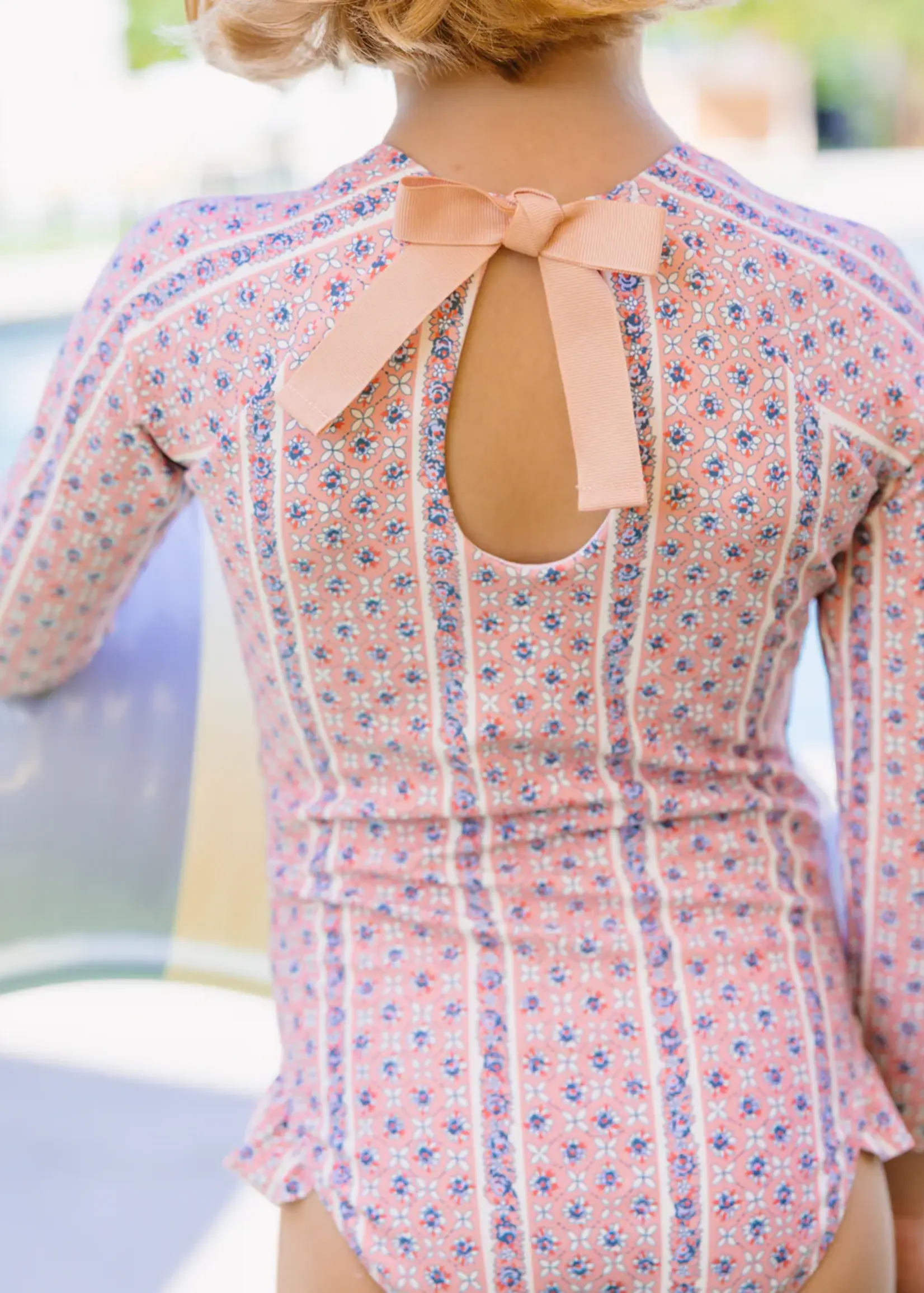 Minnow girls rashguard one piece